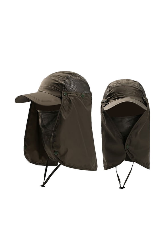 Unisex Breathable Sun Shield Bucket Hat for Outdoor Sports Fishing Hiking and Daily Wear Lightweight Adjustable Full Face Coverage Sun, Army Green