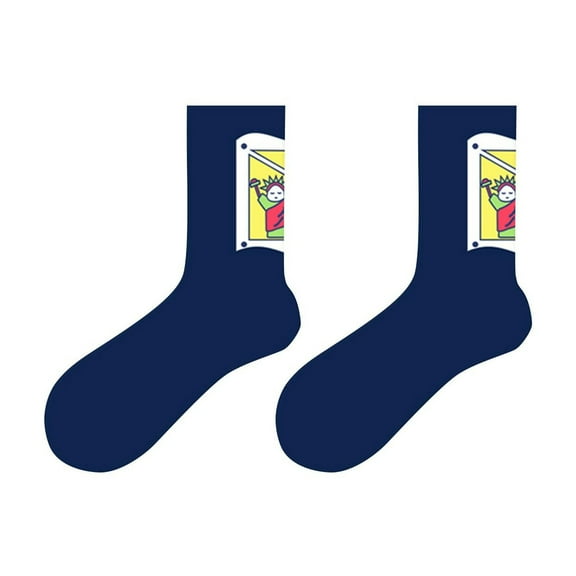 Unisex Breathable Trendy British Style Socks Mid-tube Socks Long Socks