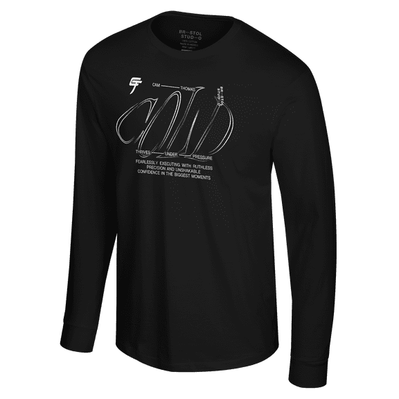 Unisex Bristol Studio Cam Thomas Black Brooklyn Nets Stadium Essentials Long Sleeve T-Shirt