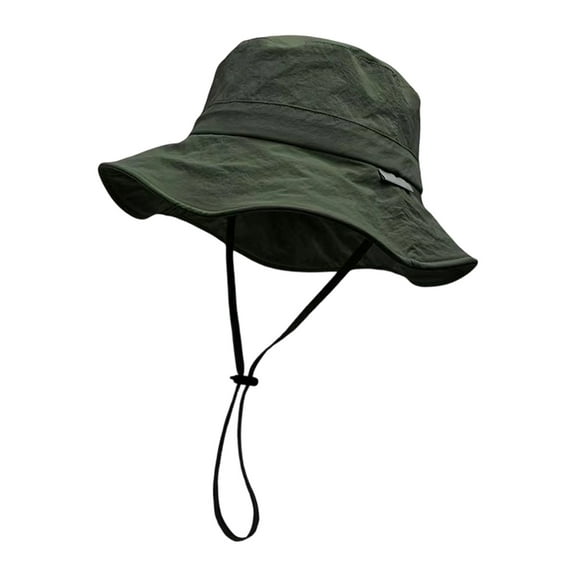 Unisex Bucket Hat With Snap Closure Sun Protection For Hiking Beach Unisex Foldable Design