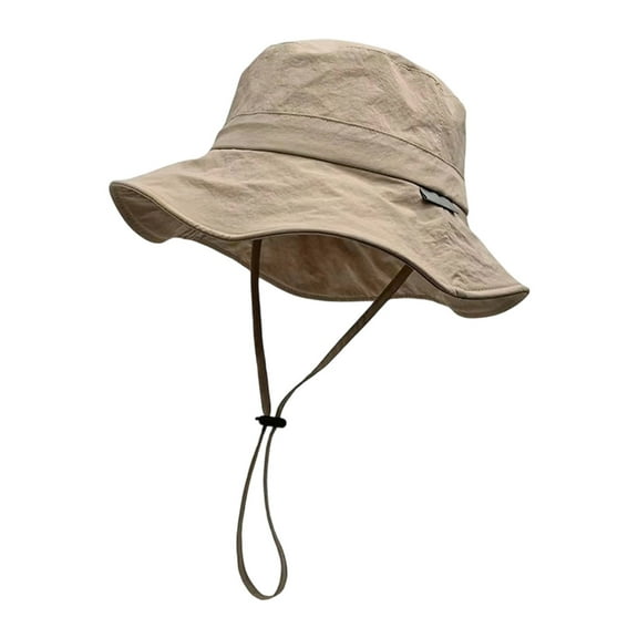 Unisex Bucket Hat With Snap Closure Sun Protection For Hiking Beach Unisex Foldable Design