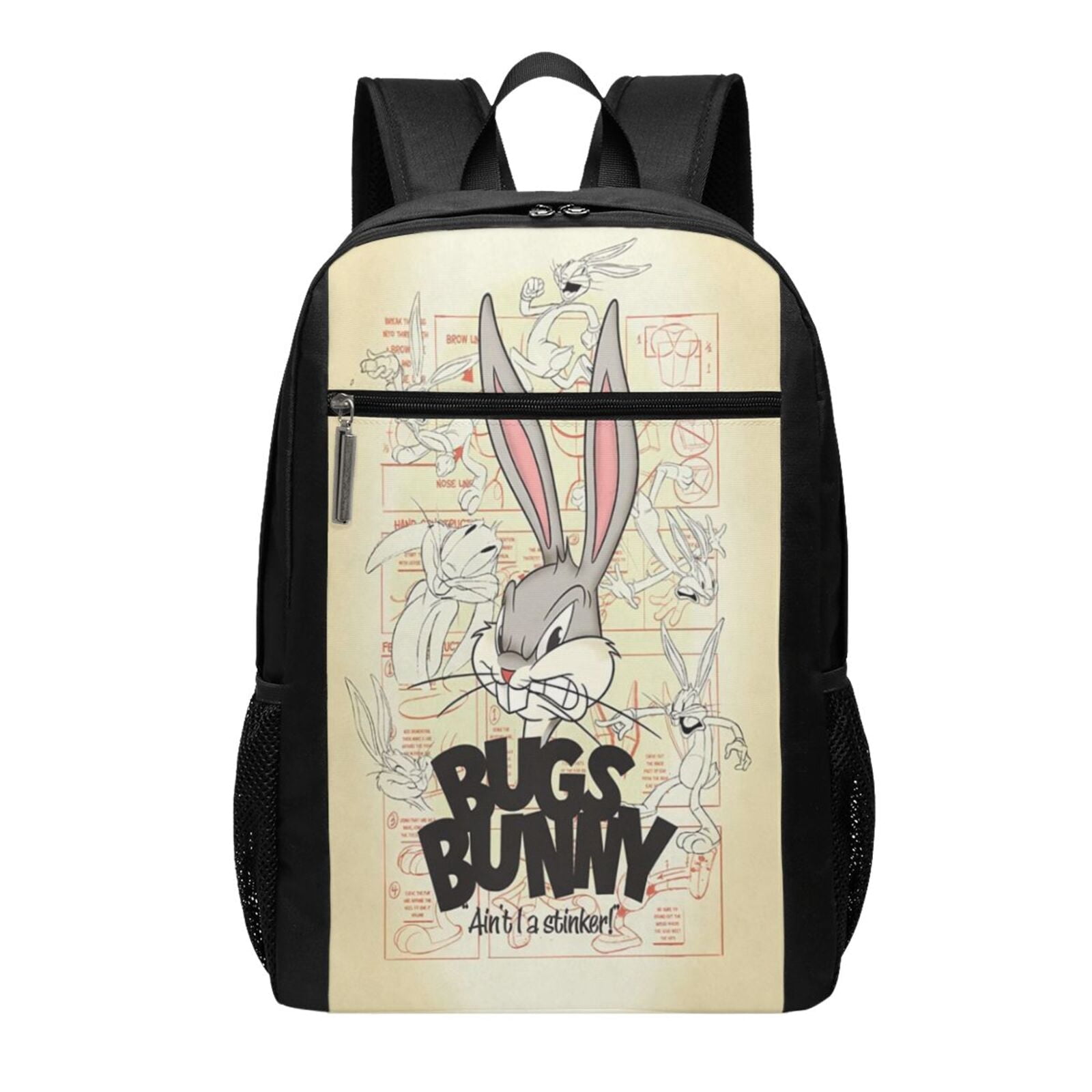 Unisex Bugs Bunny Anime Game Backpack 3d Printed Backpacks Travel ...