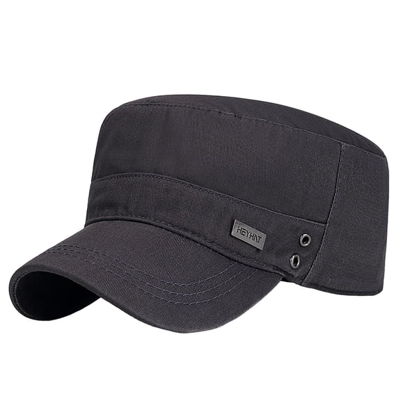 Unisex Cadet Military Cap Adjustable Tactical Operator Cap Flat Top Baseball Cap Outdoor Sun Hat for Walking Yachting