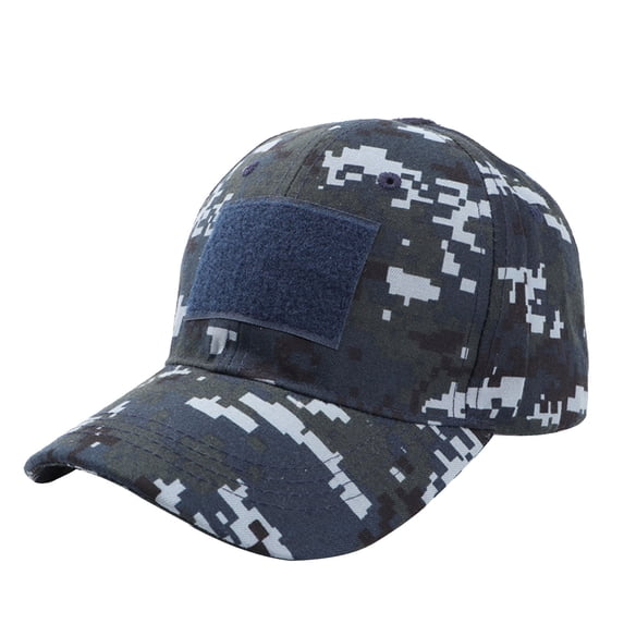 Unisex Camouflage Baseball Cap, Embroidered Adjustable Dad Hat with Breathable Cotton Blend, Low Profile Soft Cap for Outdoor Activities and Sun Protection