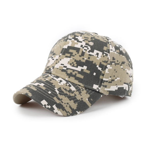 Unisex Camouflage Baseball Cap, Outdoor Mountaineering Camping Hat for Hiking Sports & Casual Daily Wear F