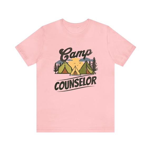 Unisex Camp Counselor Camping Woods Tents T-Shirt