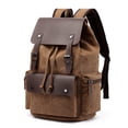 thumbnail image 1 of Unisex Canvas Backpack - Laptop Computer Bag, Casual Student Bookbag for Men & Women, 1 of 6