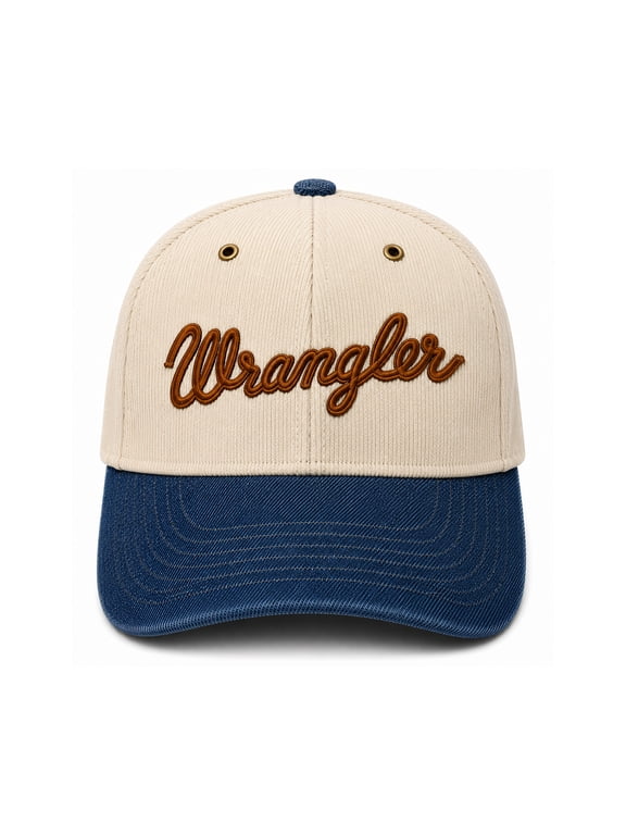 Unisex Cap X x Wrangler Cream/Blue Texas Longhorns Corduroy Denim Adjustable Hat