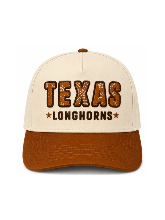 Unisex Cap X x Wrangler Cream/Texas Orange Texas Longhorns Paisley Adjustable Hat