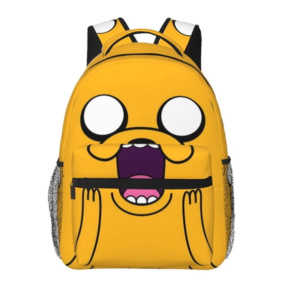 Unisex Cartoon Jake The Dog Casual Lightweight Laptop Travel Backpack Bookbags Schoolbag Bag