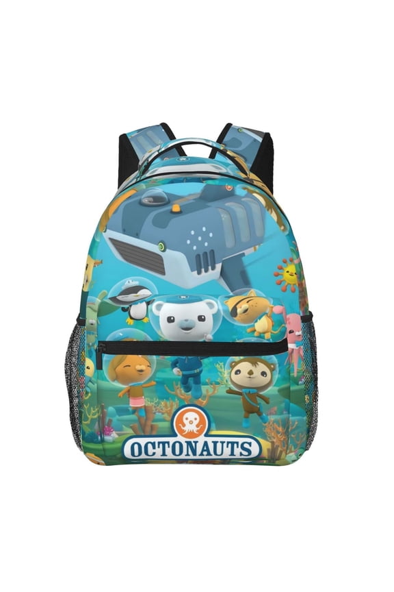 Unisex Cartoon Large Capacity Bookbag Schoolbag Daypack Gift Octonauts (1) Casual Backpack