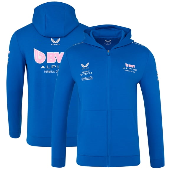 Unisex Castore Blue Alpine 2025 Team Wear Full-Zip Hoodie
