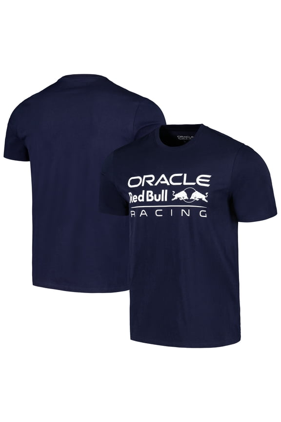 Unisex Castore Navy Red Bull Racing Front Logo T-Shirt