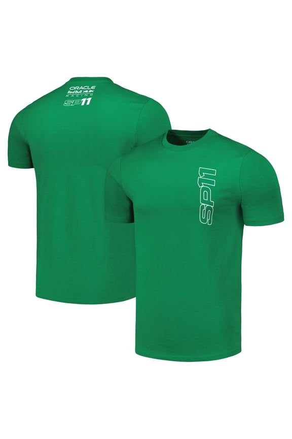 Unisex Castore Sergio Perez Green Red Bull Racing 2023 Driver T-Shirt