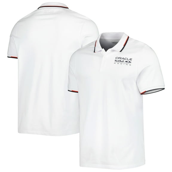 Unisex Castore White Red Bull Racing Core Polo