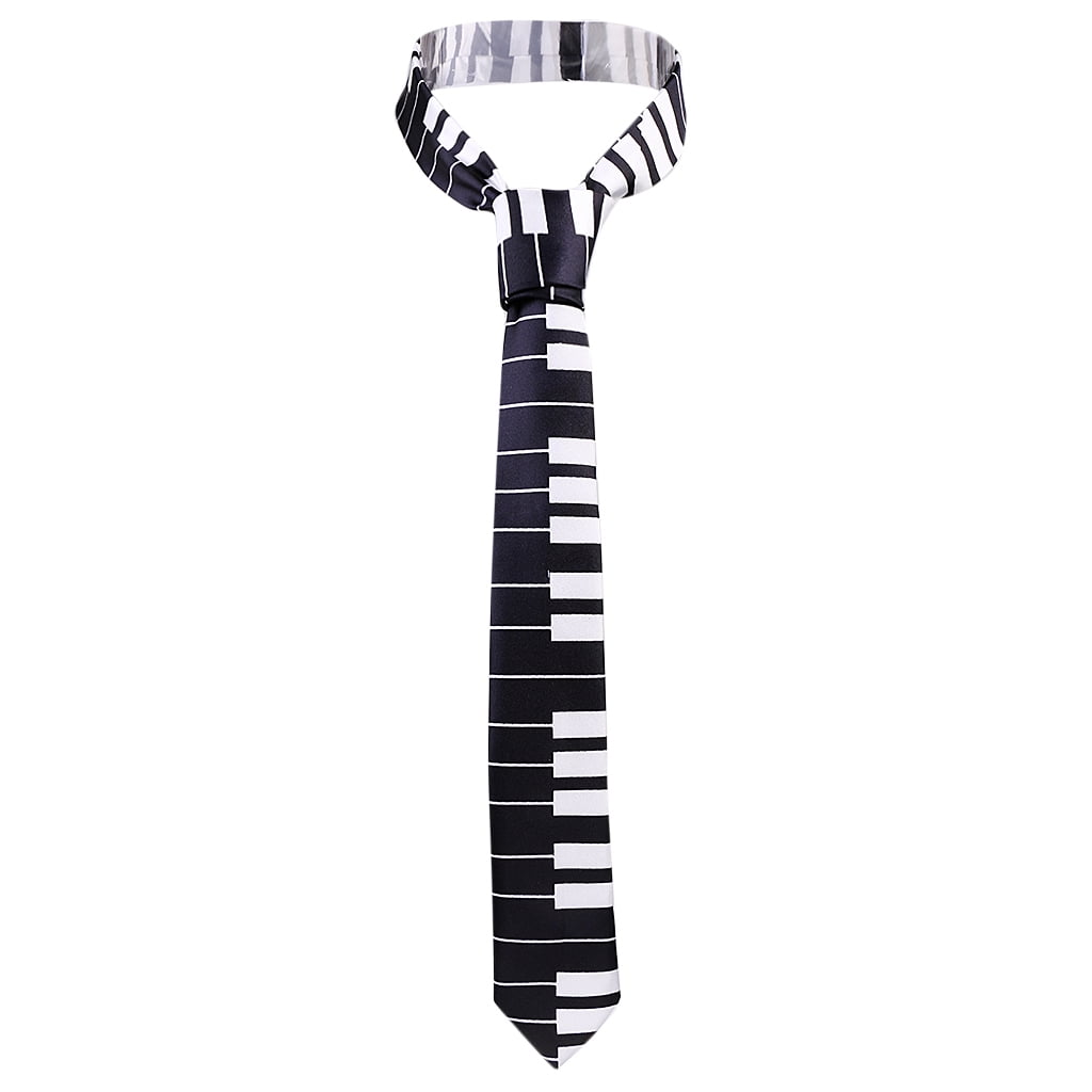 Unisex Casual Necktie Skinny Slim Narrow Piano Keyboard - Walmart.com