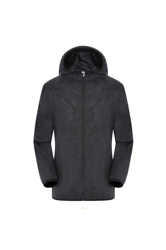 Unisex Casual Windproof Ultra-Light Rainproof Windbreaker Top - Suitable for Men and Women, Multiple Sizes Available