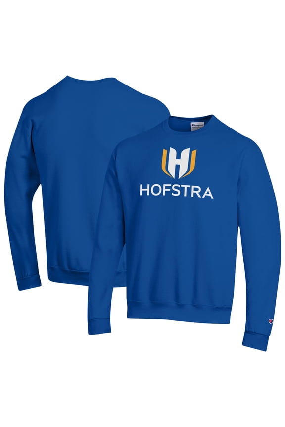 Unisex Champion Blue Hofstra University Pride Arch Eco Powerblend Sweatshirt