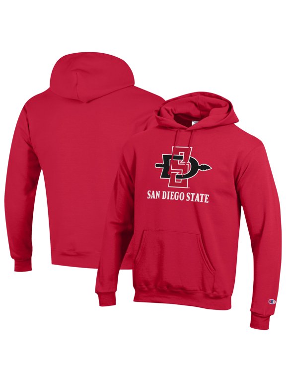 Unisex Champion Cardinal San Diego State Aztecs Arch Eco Powerblend Fleece Hoodie