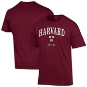 Unisex Champion Crimson Harvard Crimson Mom Logo T-Shirt