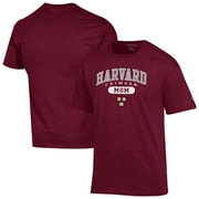 Unisex Champion Crimson Harvard Crimson Mom Pill Box T-Shirt