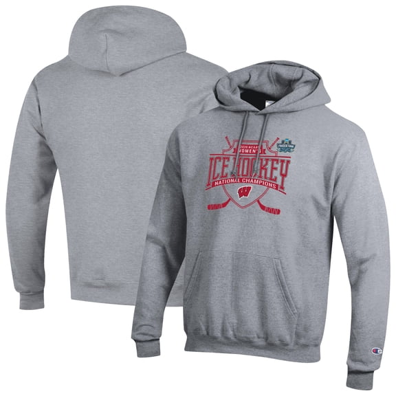 Unisex Champion Gray Wisconsin Badgers 2026 NCAA Frozen Four Women's Ice Hockey National Champions