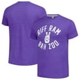 thumbnail image 1 of Unisex-Charlie Hustle  Purple TCU Horned Frogs Riff Ram Bah Zoo Tri-Blend T-Shirt, 1 of 3
