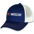 thumbnail image 1 of Unisex Checkered Flag Sports Blue NASCAR Trucker Adjustable Hat, 1 of 5
