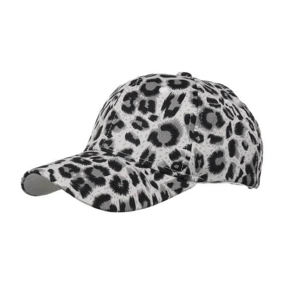Unisex Cheetah Leopard Print Baseball Cap Sun Protection Curved Brim Dad Hat Casual Fashion Headwear Accessories Hat Black One Size