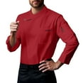 thumbnail image 1 of Chef Jacket for Men Unisex Chef Coat for Men Women Classic Chef Coat Restaurant Kitchen Chef Uniform,Red,XL, 1 of 4