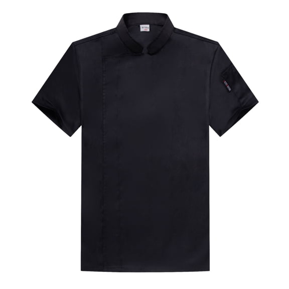 Unisex Chef Coat – Short Sleeve Kitchen Jacket for Men & Women, Professional Breathable Chef Wear, Lightweight & Durable Cooking Uniform with Pockets