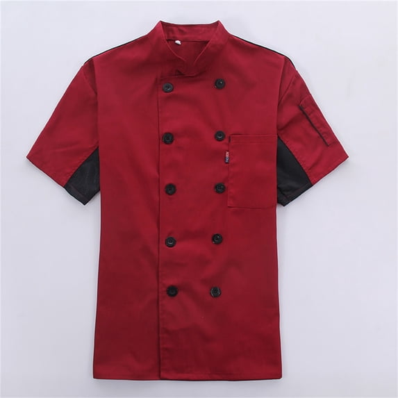 Unisex Chef Jacket Kitchen Short/Long Sleeve Chef Jacket for Men and Women