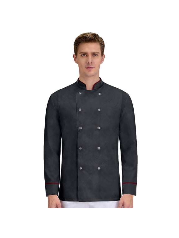Unisex Chef Jacket Men's Chef Coat Restaurant Kitchen Chef Uniform