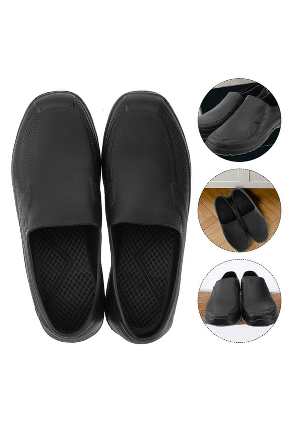 Unisex Chef Shoes - Non-Slip Kitchen Safety Shoes for Crews - Oil & Water Proof Work Boots - Lightweight, Wear-Resistant Catering Footwear for Restaurant & Food Service Professionals