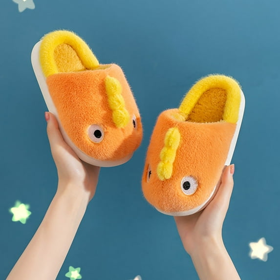 Unisex-Child Kids Toddlers Whimsical Animal Critter Washable Slipper