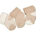 thumbnail image 1 of Unisex Children 3 Pairs Pack Combed Cotton Crew Socks 0-12M(Beige), 1 of 1