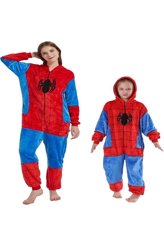 Unisex Children Pajamas Halloween Christmas Kids Onesie Cosplay Cartoon Pjs Teens Party Jumpsuits