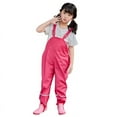 thumbnail image 1 of Unisex Children's Rain Dungarees, Windproof and Waterproof Rain Dungarees Mud One-Piece Jumpsuit Clothing Mud Pants, 1 of 6