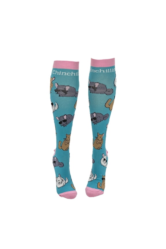 Unisex Chinchillin Funny Sarcastic Animal Compression Socks for Women and Men