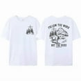thumbnail image 1 of Unisex Christian Statement Graphic Tees "Follow the Word Not the Herd" Bible Inspired Print T Shirts Faith Pattern Tops Daily Outfits,S-5XL, 1 of 6