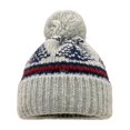 thumbnail image 1 of Unisex Christmas Beanie Pom Pom Knit Winter Ski Hat Windproof Outdoor Knit Cap, 1 of 3