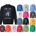 thumbnail image 1 of Unisex Christmas Music Style Crewneck Christmas Gift For Men And Women Soft and Comfy Crewneck, Lightweight Crewneck Color Gold Small, 1 of 3