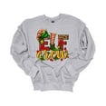 thumbnail image 1 of Unisex Christmas Sweatshirt Elf Crew Festive Holiday Crewneck Sweatshirt-Sports Grey-xxl, 1 of 1