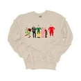 thumbnail image 1 of Unisex Christmas Sweatshirt Favorite Christmas Movies Festive Holiday Crewneck Sweatshirt-Sand-5xl, 1 of 1