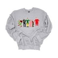 thumbnail image 1 of Unisex Christmas Sweatshirt Favorite Christmas Movies Festive Holiday Crewneck Sweatshirt-Sports Grey-xxxl, 1 of 1
