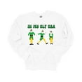 thumbnail image 1 of Unisex Christmas Sweatshirt In My Elf Era Buddy Festive Holiday Crewneck Sweatshirt-White-xxxl, 1 of 1