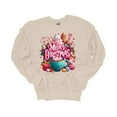thumbnail image 1 of Unisex Christmas Sweatshirt Merry Christmas Hot Chocolate Festive Holiday Crewneck Sweatshirt-Sand-xxl, 1 of 1