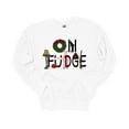 thumbnail image 1 of Unisex Christmas Sweatshirt Oh Fudge Christmas Story Inspired Festive Holiday Crewneck Sweatshirt-White-medium, 1 of 1