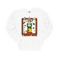 thumbnail image 1 of Unisex Christmas Sweatshirt Omg Santa I Know Him Elf Retro Festive Holiday Crewneck Sweatshirt-White-4xl, 1 of 1