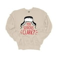 thumbnail image 1 of Unisex Christmas Sweatshirt You Serious Clark? Winter Hat Festive Holiday Crewneck Sweatshirt-Sand-xxl, 1 of 4